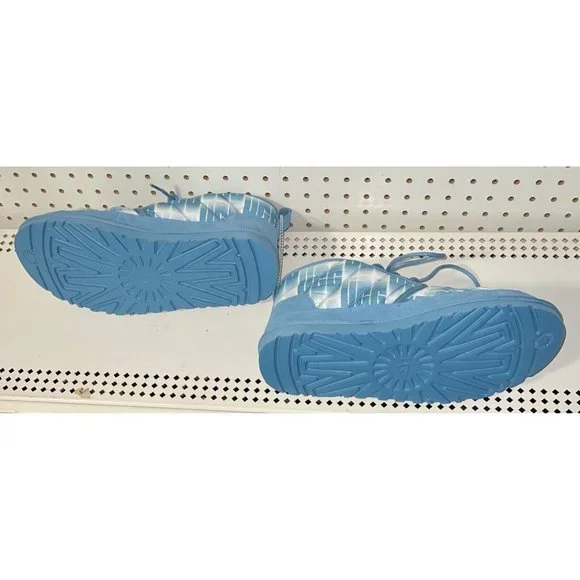 UGG Neumel LTA Wavelength Mens Insulated Winter Snow Boots Size 12 Blue White - Picture 5 of 9